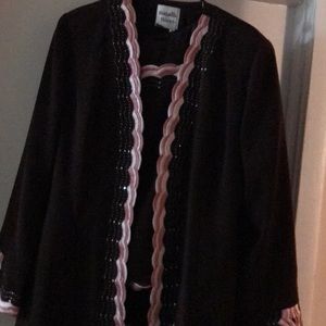 Brown with pink 3-piece suit (church or special occasion)